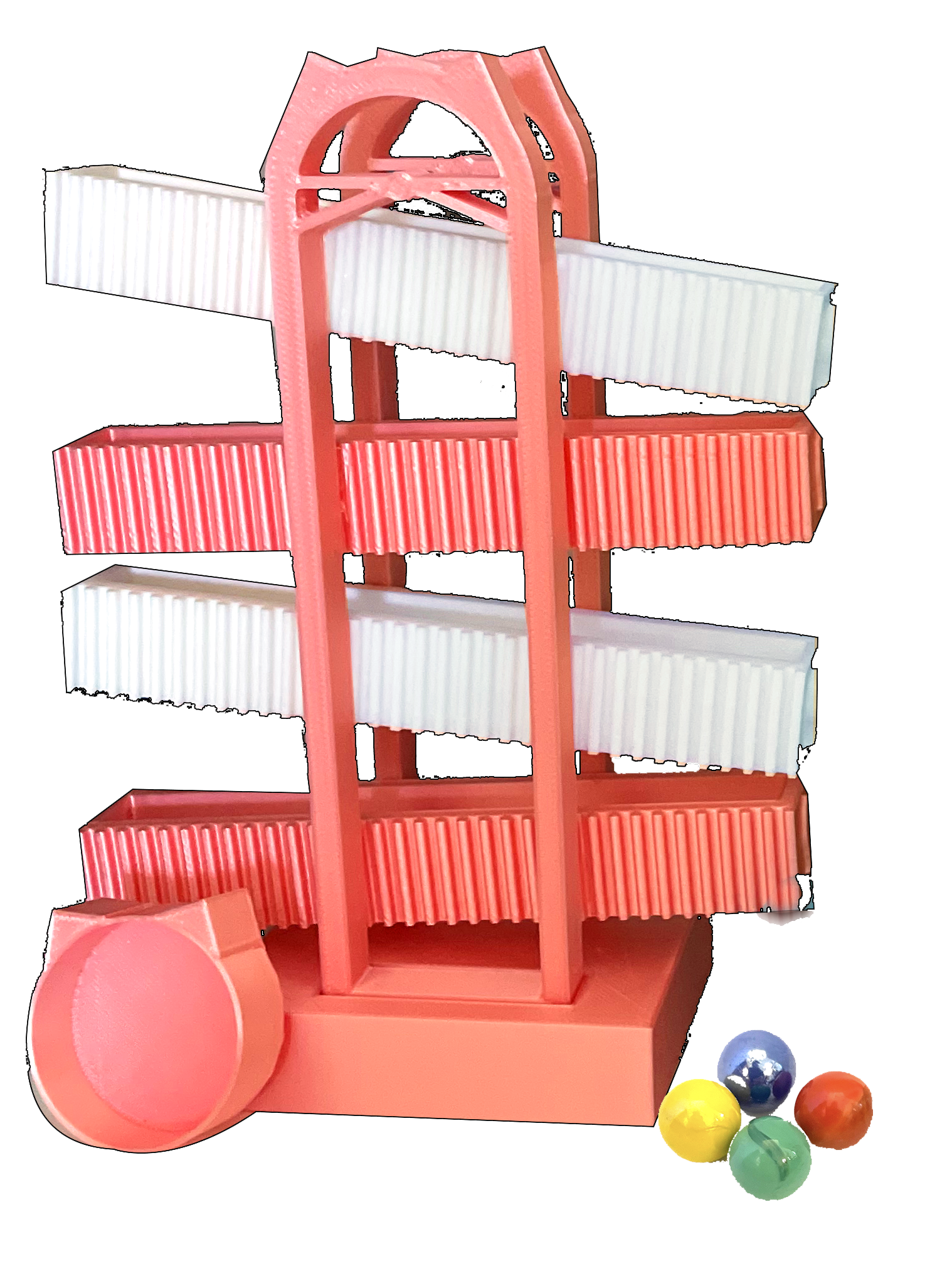 Kitten Desktop Marble Run