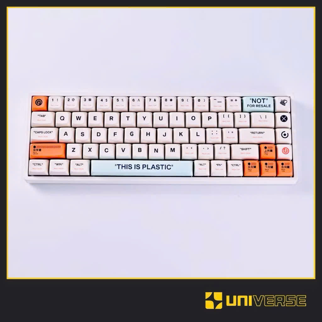 Keycap This Is Plastic PBT In Dyesub Profile XDA 142 Nút Bàn Phím Cơ