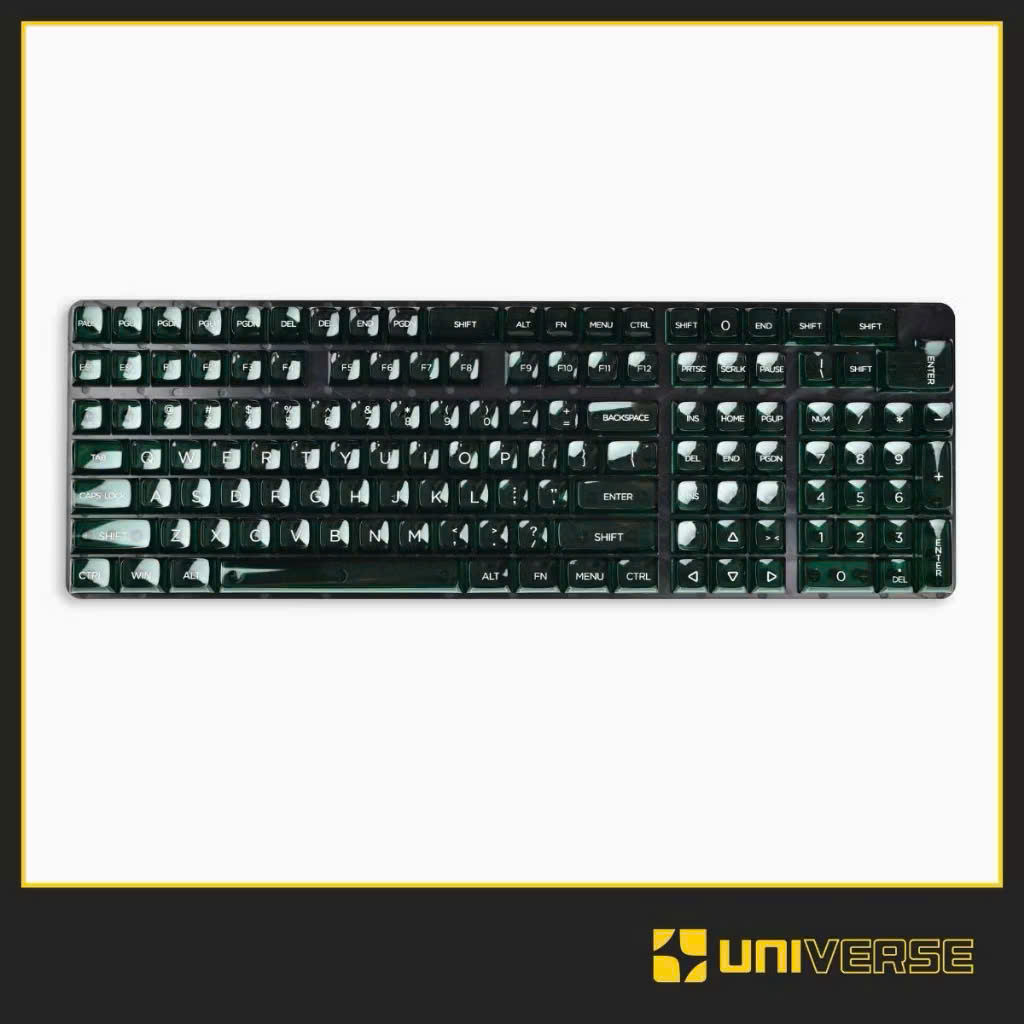 Keycap Trong Suốt Crystal Xuyên Led Nhựa PC in UV Profile MDA 132 Nút