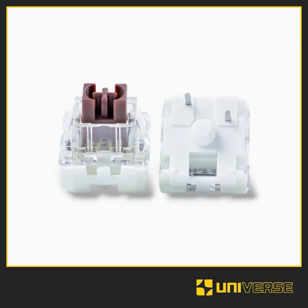 10 Switch Rapoo Brown Tactile 50g Công Tắc Bàn Phím Cơ 3 Pin Prelube