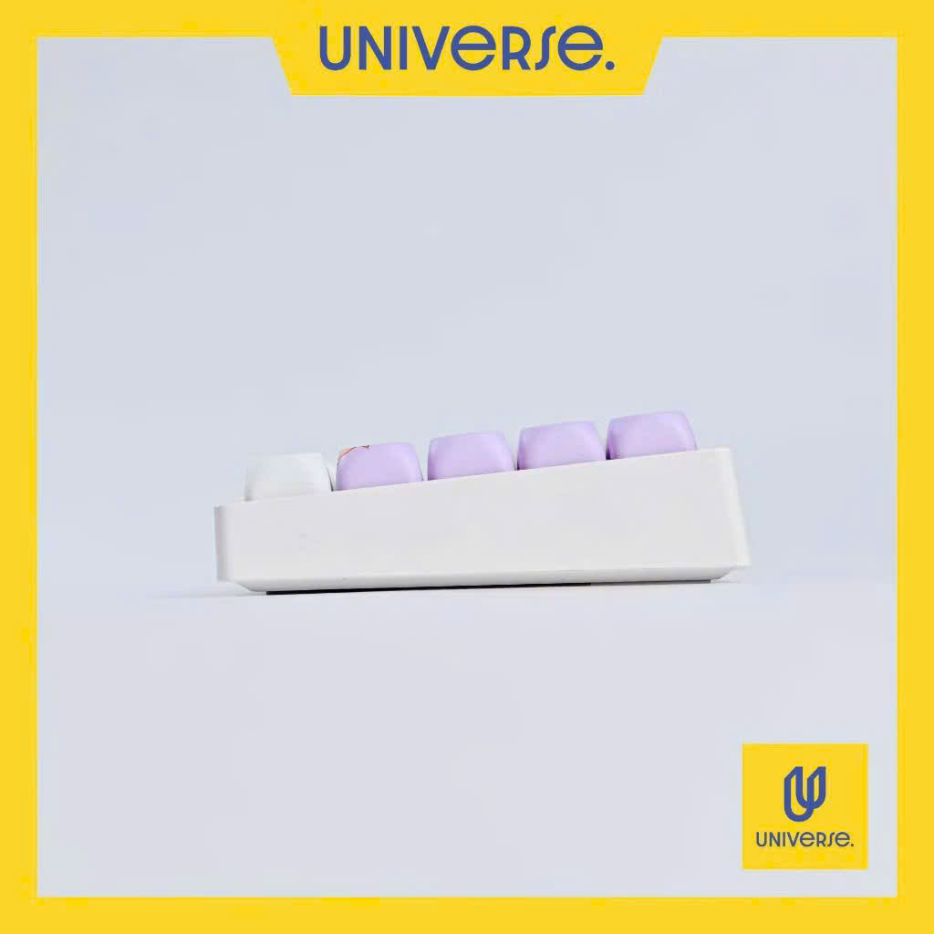 Keycap Purple Rabbit PBT In Dyesub Profile MOA 139 Nút Bàn Phím