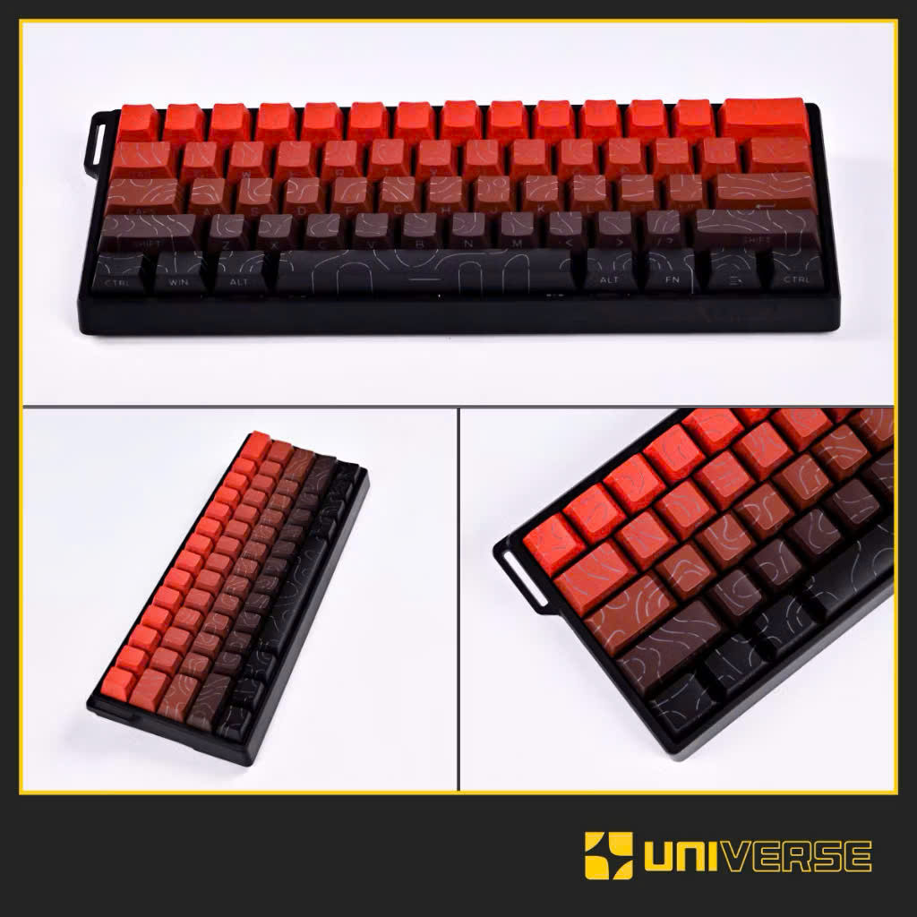 Keycap Contour 4.0 Mạch Xuôi Xuyên LED Đường Viền Doubleshot PBT Profile Cherry