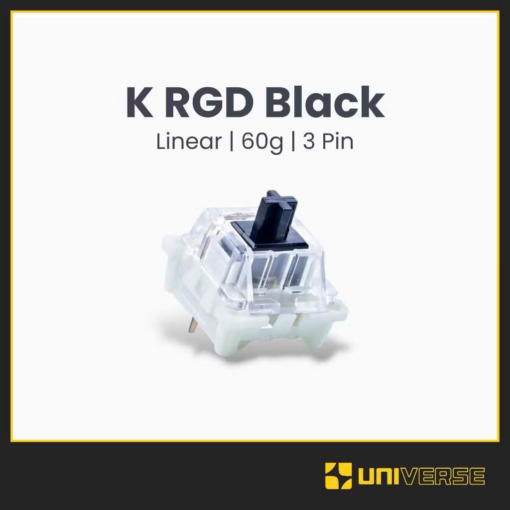 10 Switch KRGD Red Blue Brown Black Công Tắc Bàn Phím Cơ 3 Pin