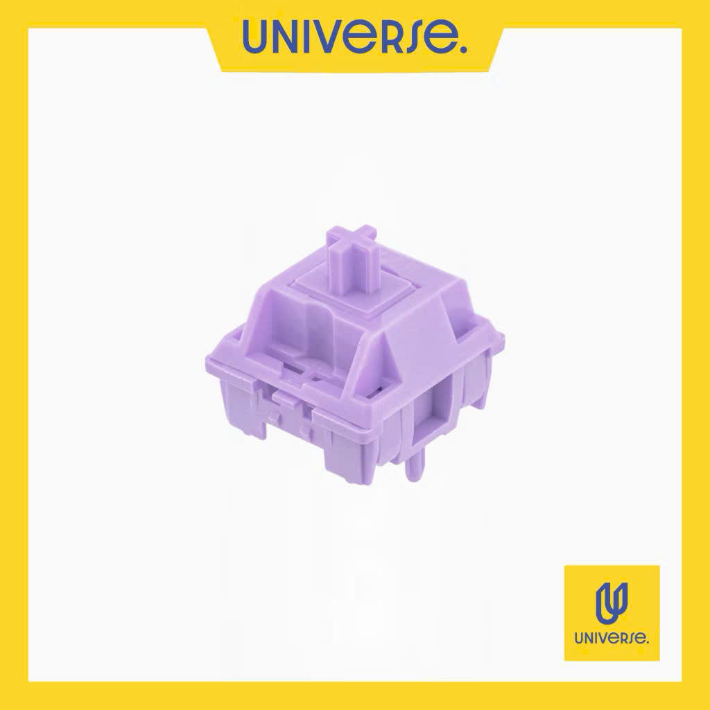 10 Switch KTT Macaron Linear & Tactile Công Tắc Bàn Phím Cơ 5 Pin Prelube