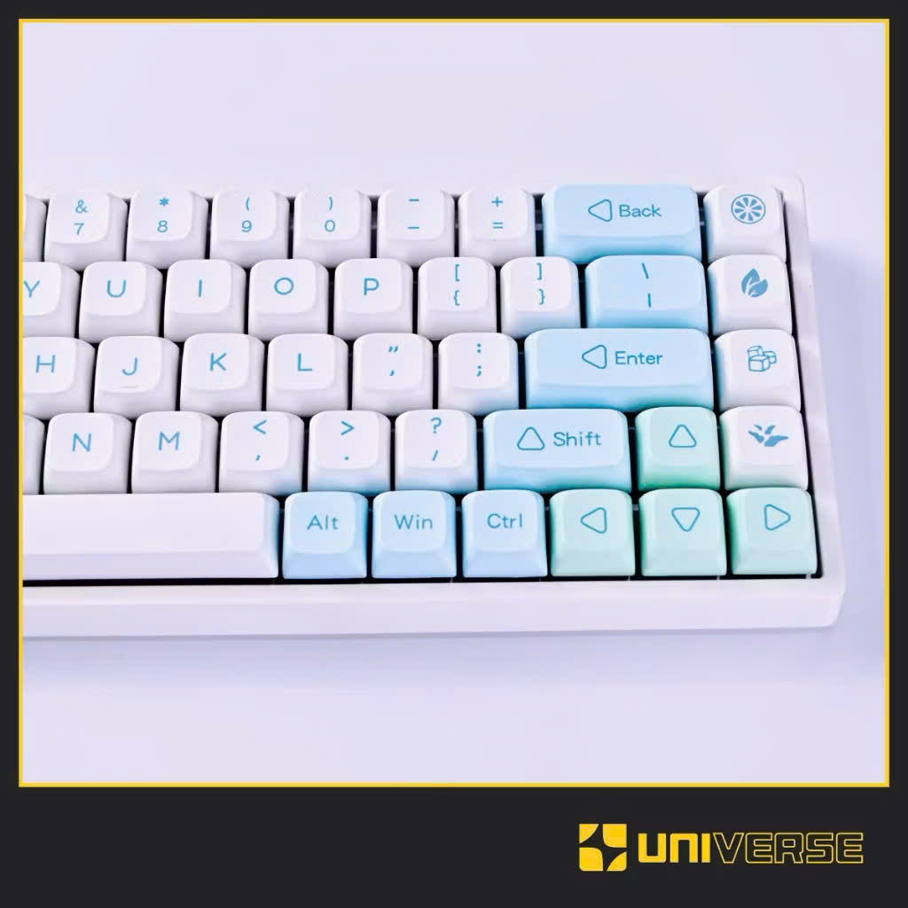 Keycap Winter Keycap PBT In Dyesub Profile XDA 132 Nút Bàn Phím Cơ