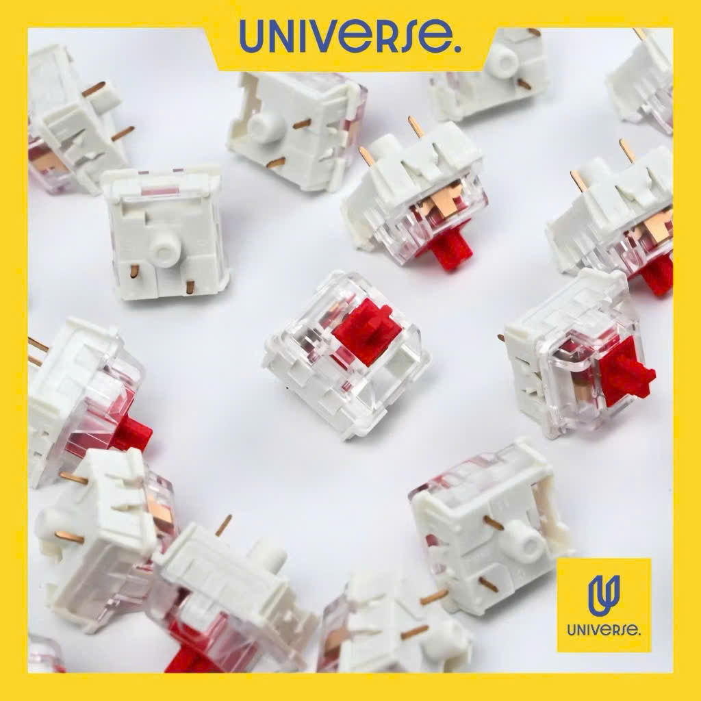 10 Switch Red Switch Linear 45g Công Tắc Bàn Phím Cơ 3 Pin