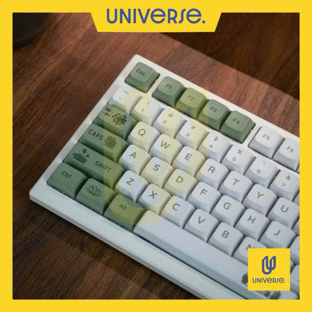 Keycap Botanical Garden PBT Dyesub Profile XDA 124 Nút Bàn Phím