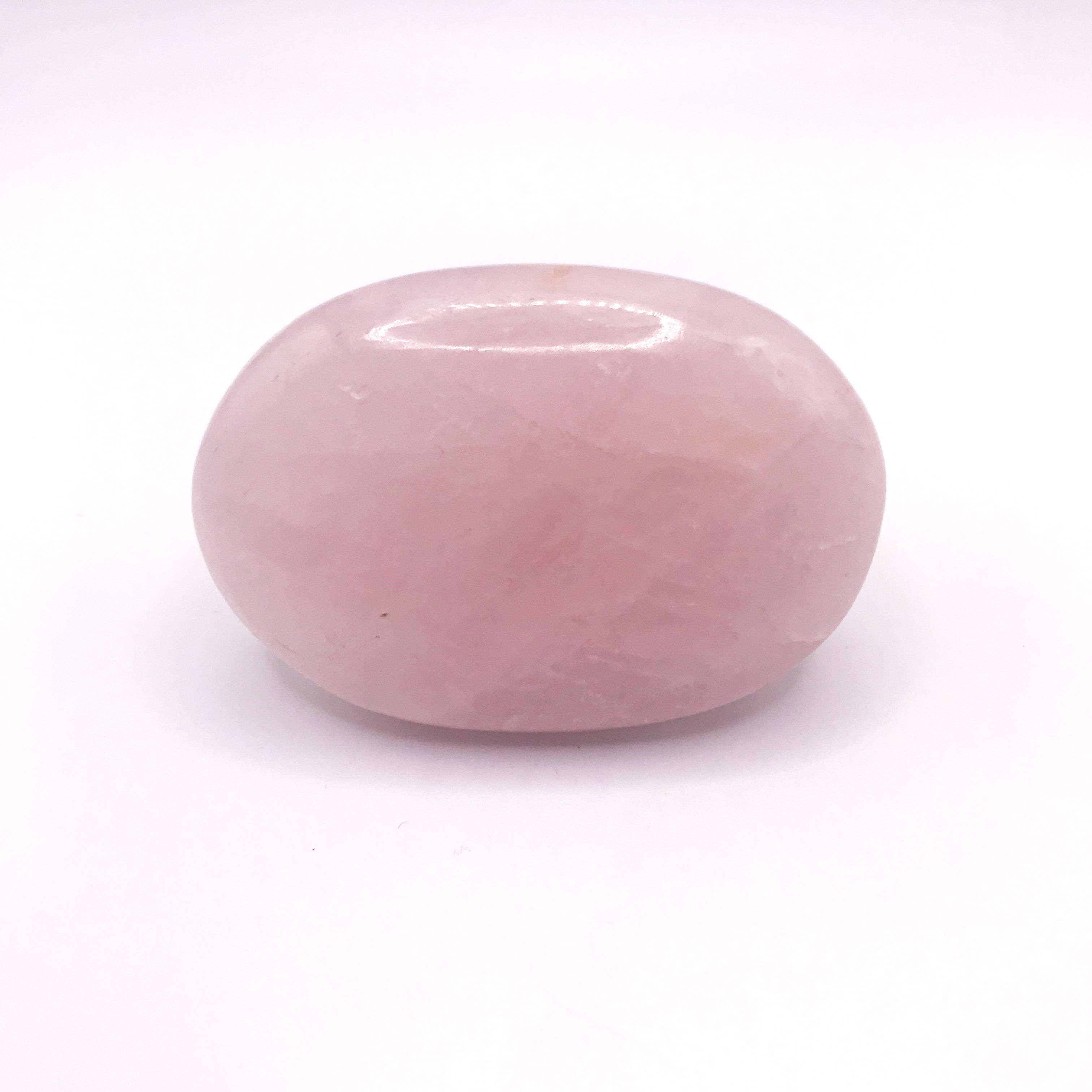 Rose Quartz Palm Stone