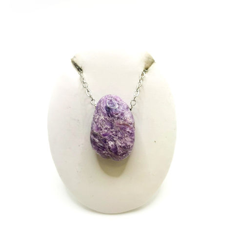 Charoite Pendant Necklace