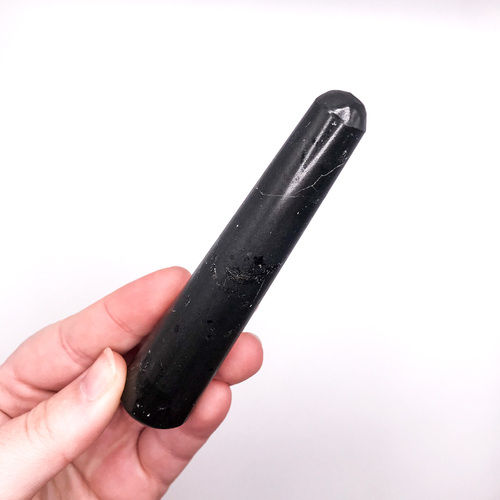 black tourmaline gemstone massage wand