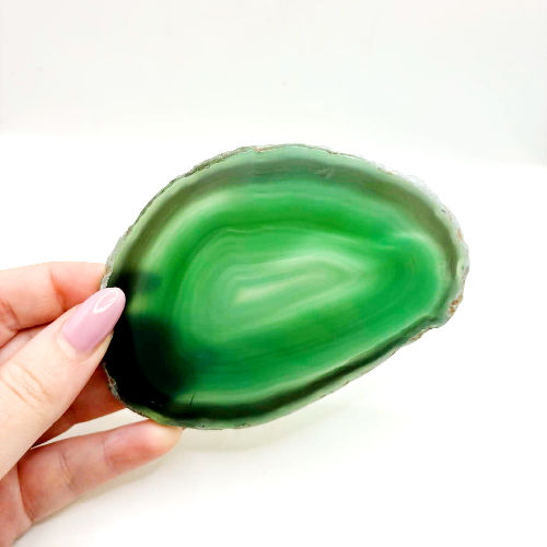 Agate Slice - Green