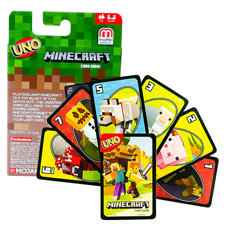 Miniatura: Juego De Cartas Especial Uno Minecraft Original - Mattel