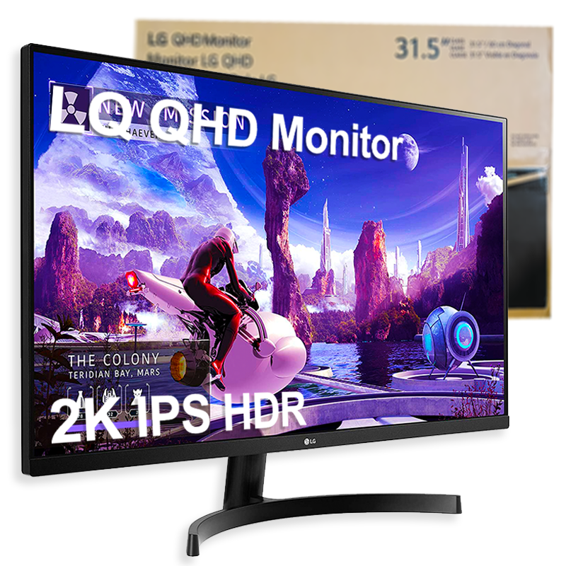 Monitor Led Qhd Ips 32pulgadas 75hz Hdr Free Sync - LG Qn600