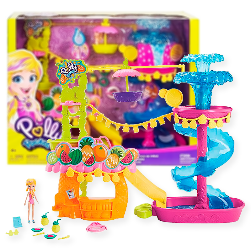 Parque Acuático De Piñas Grande C/ Accesorios- Polly Pocket