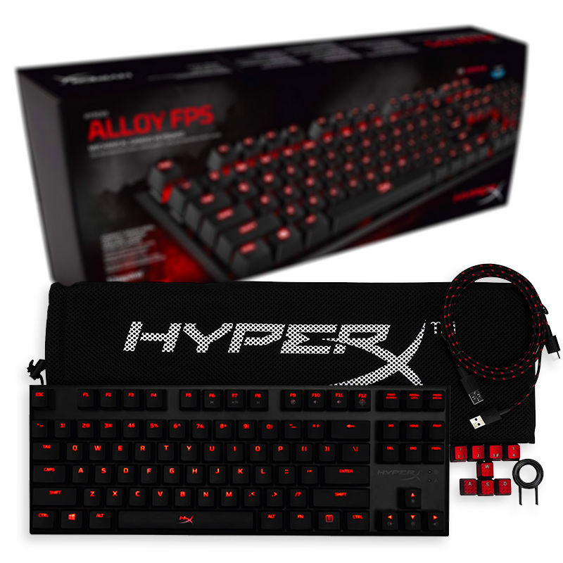Teclado Mecánico Torneos - HyperX Alloy FPS LED Cherry Blue