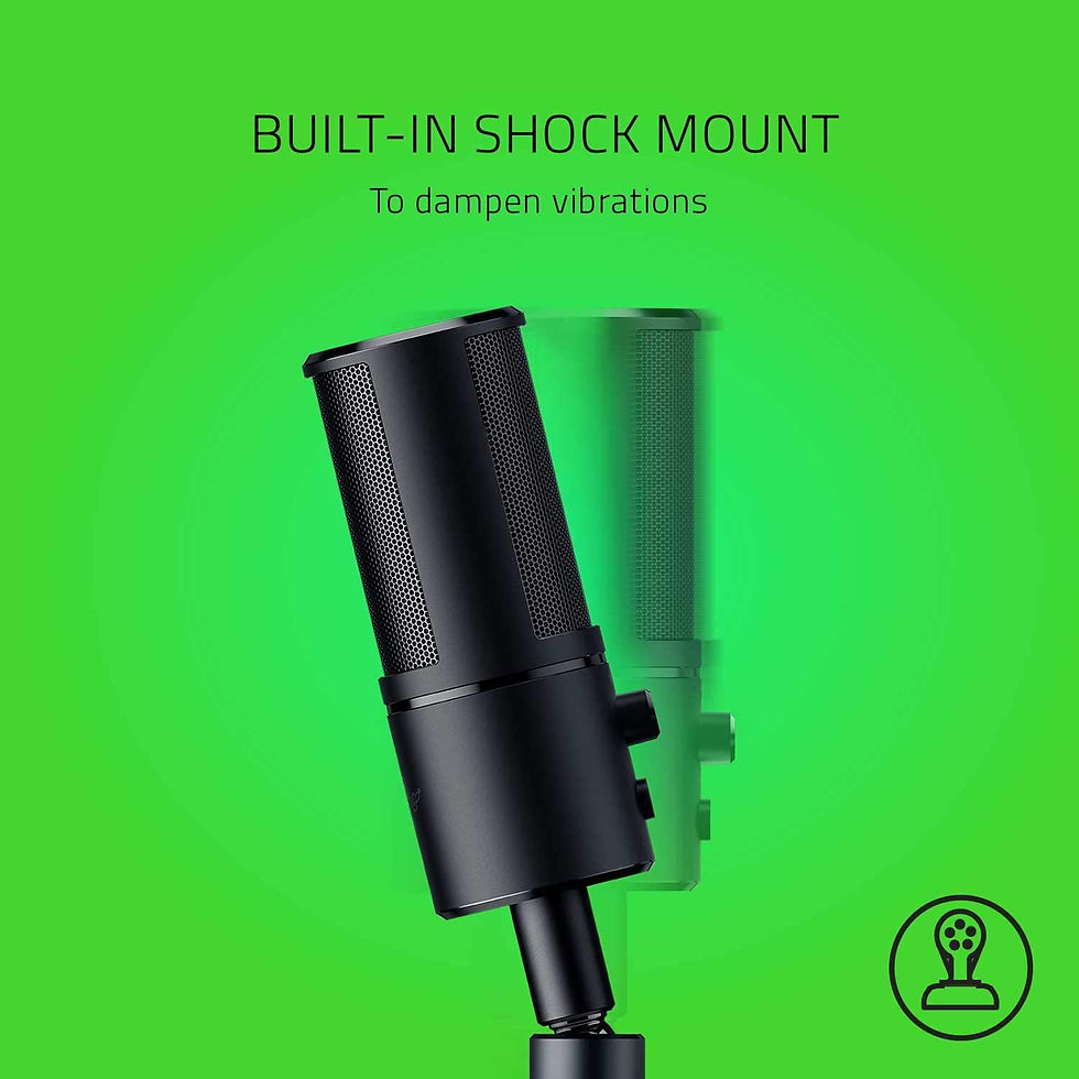 Miniatura: Micrófono Gamer Led Rgb Usb C/ Montura- Razer Seiren Emote