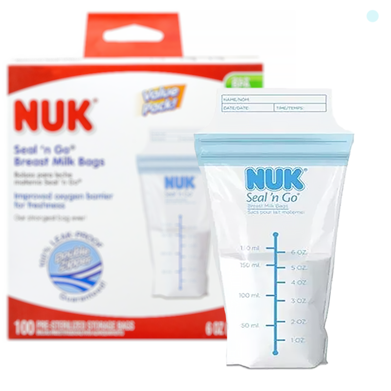 Bolsas Para Leche Materna, 100 Unidades - Nuk Seal N Go
