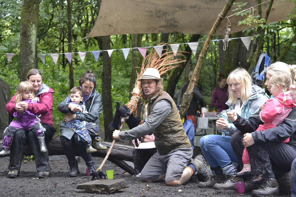 Storytelling at Forest School