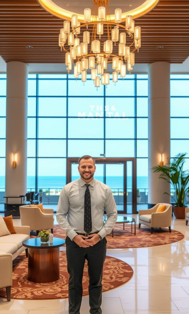 Hotel GM in nice lobby