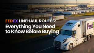 FedEx Ground linehaul tractor used in a linehaul business for sale.