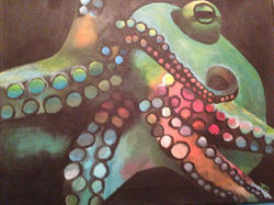 Octopus painting