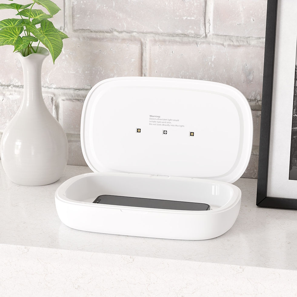 Thumbnail: UV Phone Sanitizer and Wireless Charging Pad
