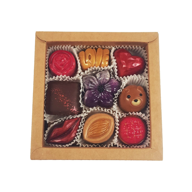 Zestaw Pralin Love II - 9 sztuk