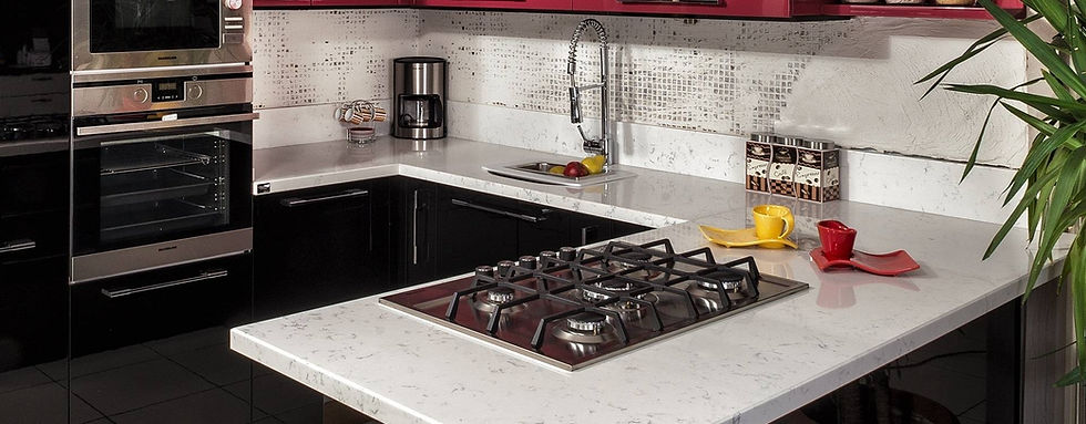 Прев'ю: Столешница Искусственный камень Belenco Kashmera White 4123