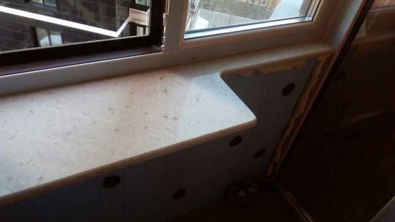 Миниатюра: Подоконник в курилку из искусственного камня Avant 9023 Лотарингия