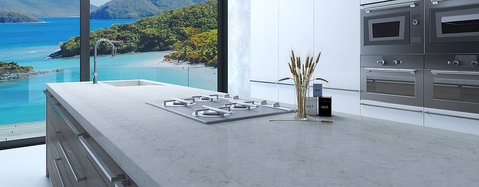 Прев'ю: Столешница искусственный камень Belenco Alinda 9113