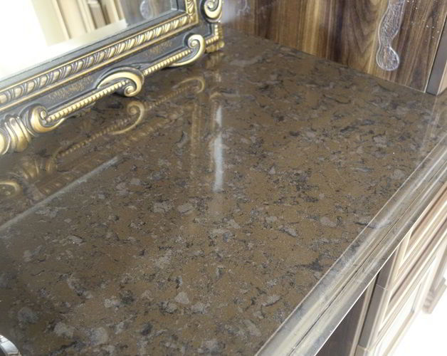 Миниатюра: Столешница из искусственного камня Vicostone BQ9360 Titanium Brown