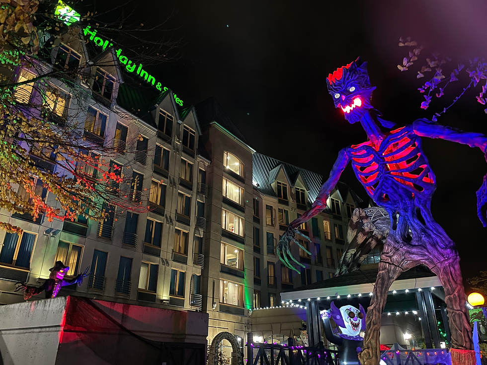 North Vancouver’s Holiday Inn Grounds Transforms into a Haunted Hotel for Halloween