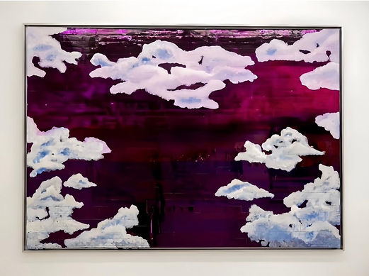 Nuage – œuvre contemporaine avec mosaïque de miroirs de Morgane Masson, collection Prisme de lumière