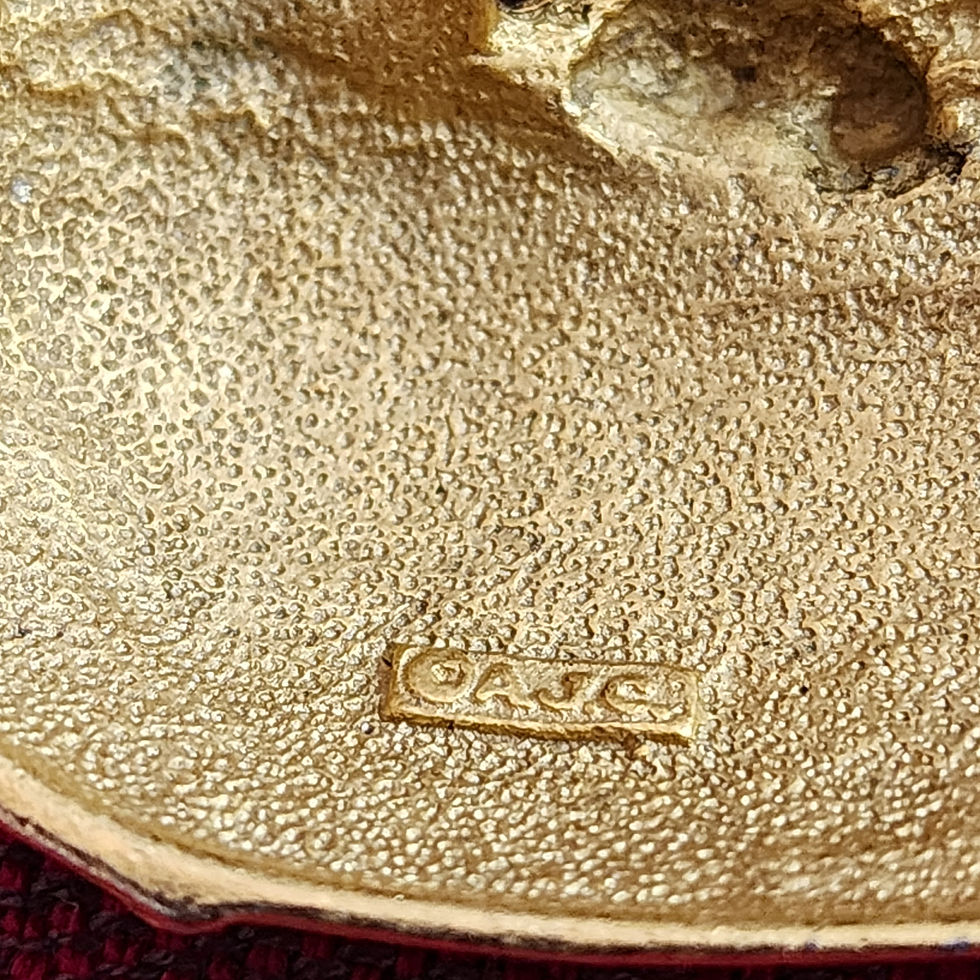 Thumbnail: Vintage AJC Noah's Ark Animal Brooch. 