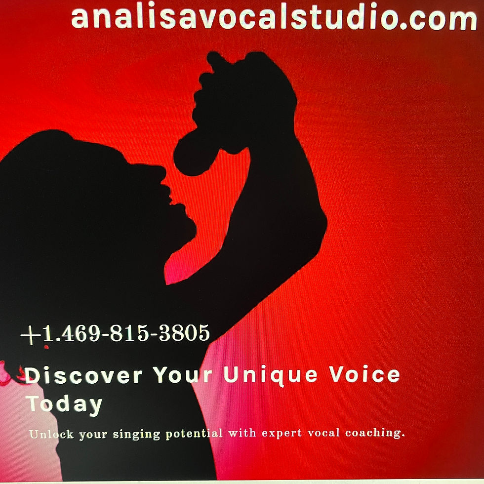 ANALISA VOCAL STUDIO ARTIST SHOWCASE!