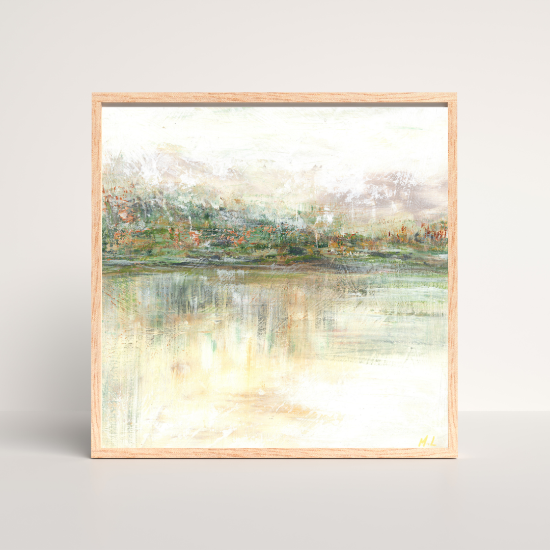 Snowy Day at the Wetlands - Print