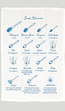 Small Measures Tea Towel