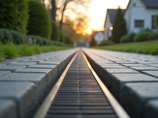Comment installer efficacement des drains linéaires robustes pour votre allée et entrée