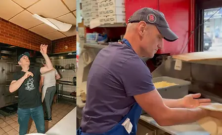 Once fired from the pizzeria he now owns, Frank Kabatas recounts the journey of East Village Pizza