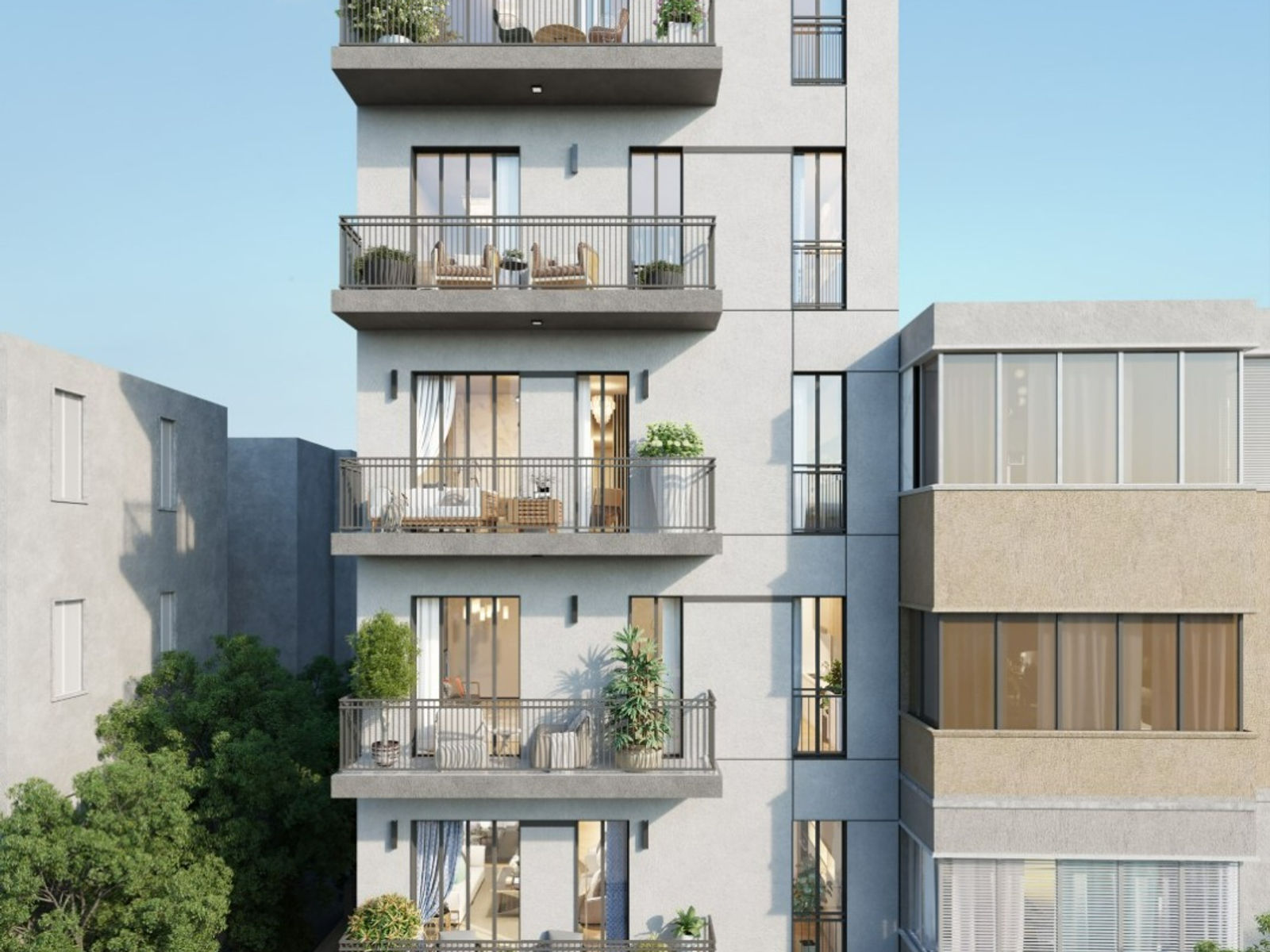 Lev HaIr | 3 Rooms Garden Duplex