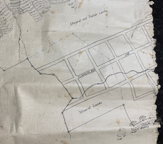 Block layout between Poor Valley Ridge and Stone Mtn.