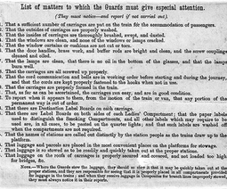 The Role of Guards from 1874