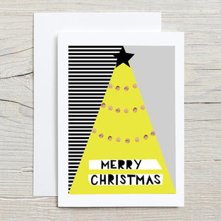 funky christmas cards, colourful christmas, brighton artist