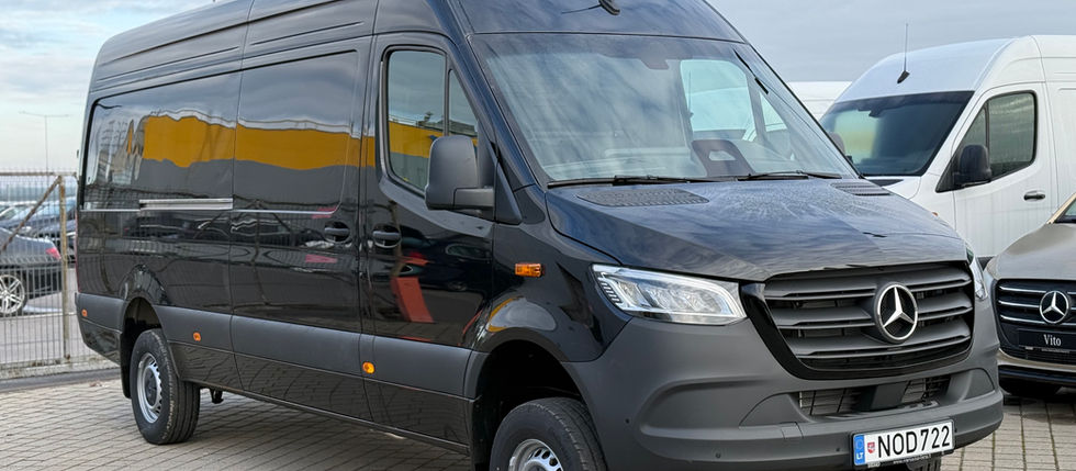 Hoobrid izoterminio furgono įrengimas Mercedes-Benz Sprinter 4x4