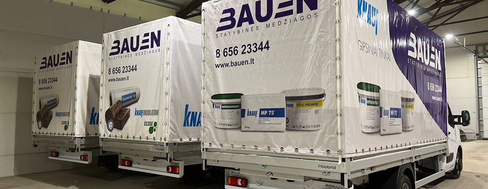 Renault Master Truck tarpaulin body conversion