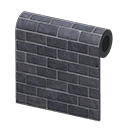 Black-Brick Wall