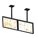 Miniature : Dual Hanging Monitors