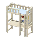 Miniature : Loft Bed With Desk