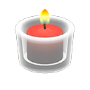 Thumbnail: Glass Holder With Candle