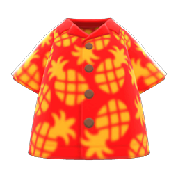 サムネイル： Pineapple Aloha Shirt